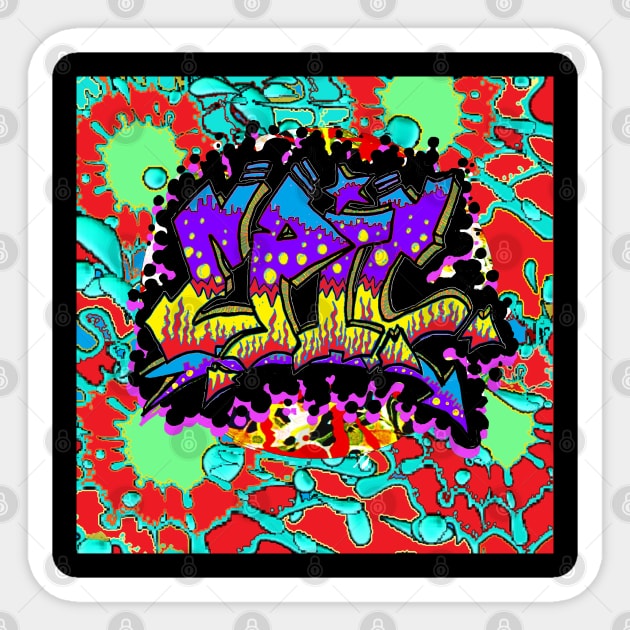 Trend Epic Graffiti Pop Art Sticker by LowEndGraphics